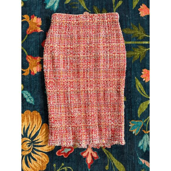 Alexander McQueen Tweed Midi Pencil Skirt Size IT 42 / US 6 - Picture 4 of 14